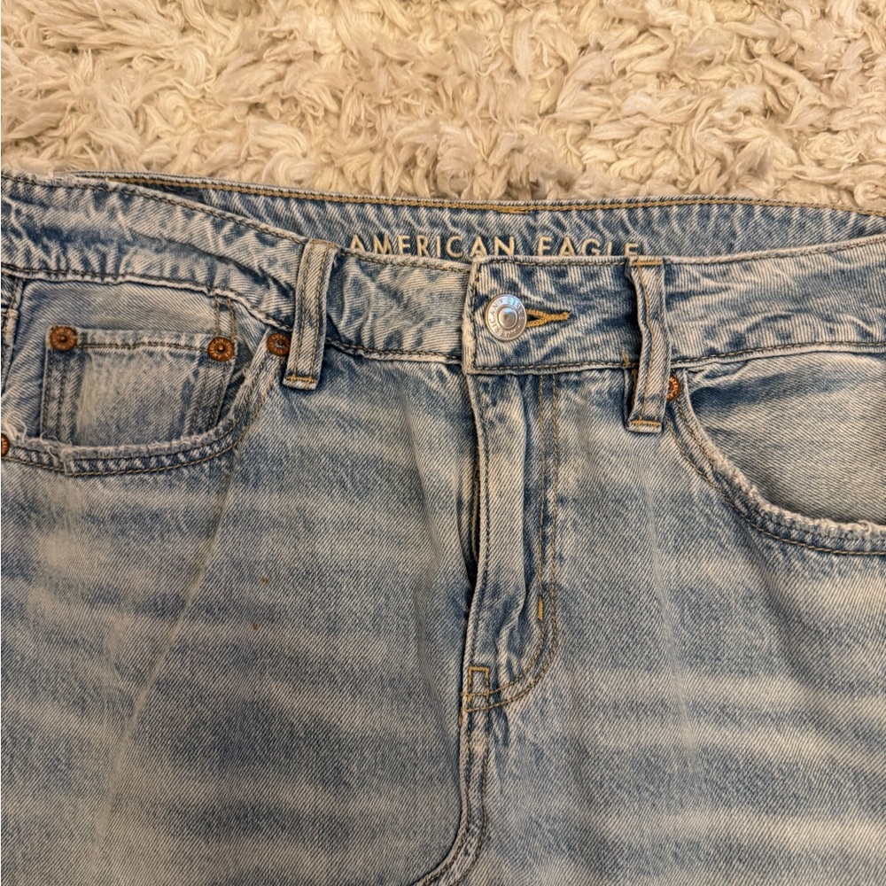 American Eagle Outfitters Light Blue Denim Skirt - Picture 6 of 14